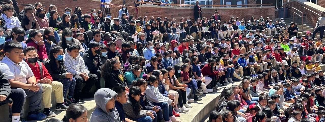Students at Pep Rally
